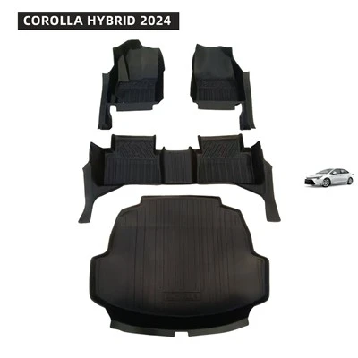 Tvornički vruće prodati tepih za unutrašnjost automobila 5d Tpe tepih za automobil za COROLLA HYBRID 2024